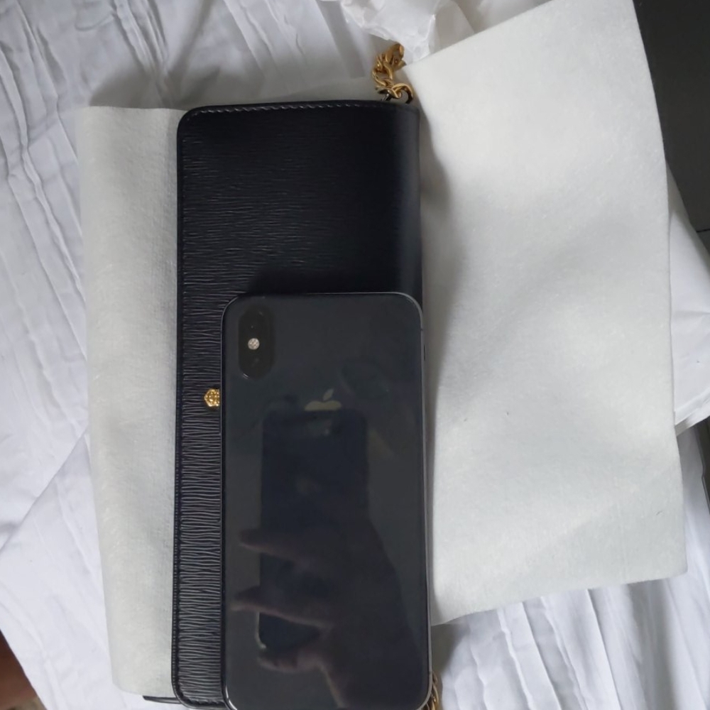 Brand New Prada Wallet on Chain Vitello Black - Picture 8 of 10